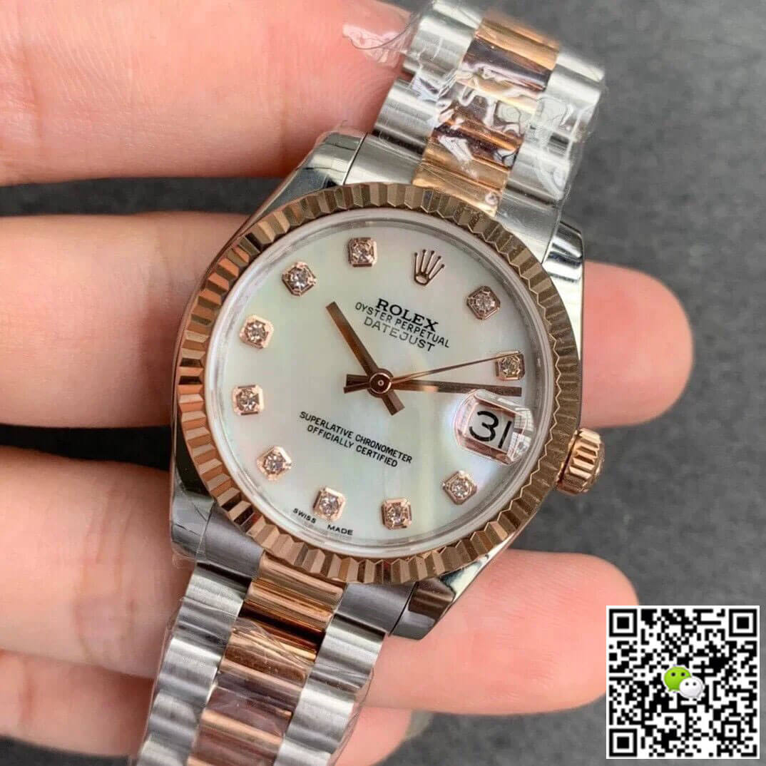 Replica R01ex Datejust M278271-0025 1:1 Best Edition GS Factory D1am0nd-set Dial