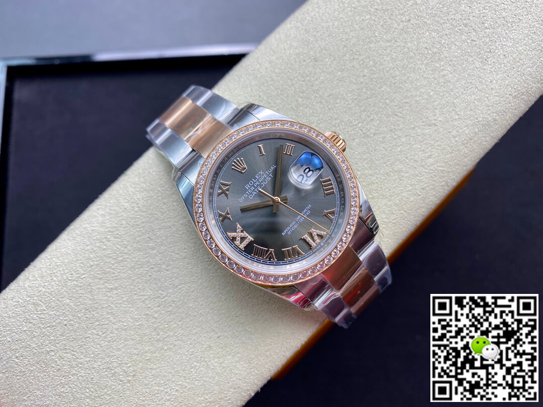 Replica R01ex Datejust M126281RBR-0012 1:1 Best Edition EW Factory Dark Grey Dial
