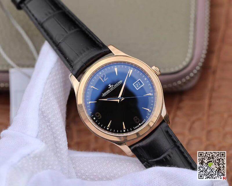 Replica Jaeger LeCoultre Master Control Date Q1542520 ZF Factory 1:1 Best Edition Swiss ETA9015 Black Dial
