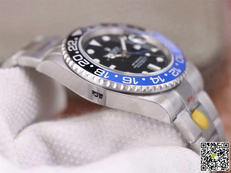 Replica R01ex GMT Master II 116710BLNR-78200 1:1 Best Edition Noob Factory V11 Blue Needle Swiss ETA3186