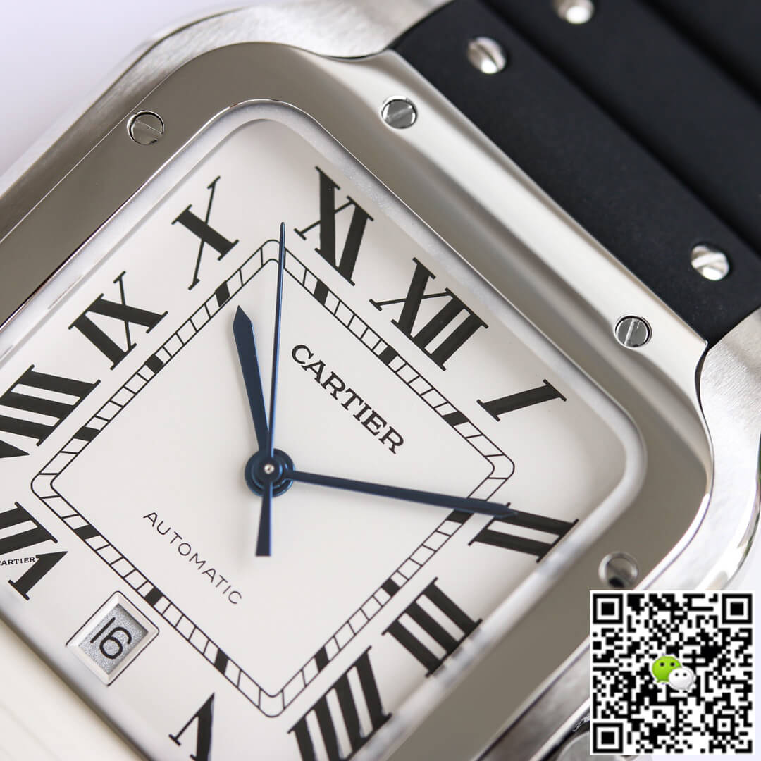 Replica Ca*t1er Santos WSSA0018 1:1 Best Edition GF Factory V2 Rubber Strap