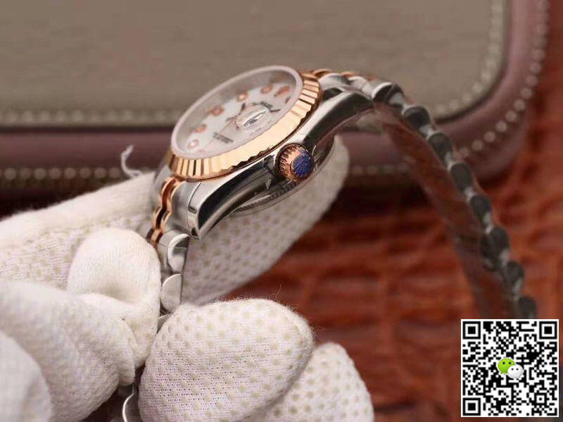 Replica R01ex Lady Datejust 28MM 1:1 Best Edition Swiss NH05 Rose Gold Plated