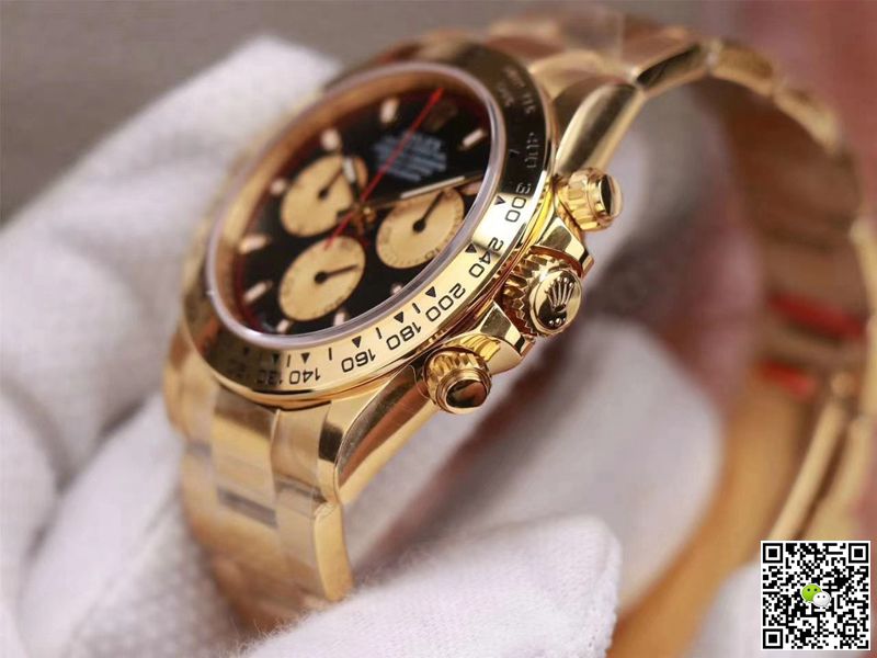 R01ex Daytona Replica M116508-0009 1:1 Best Edition Noob Factory Black Dial Swiss ETA4130