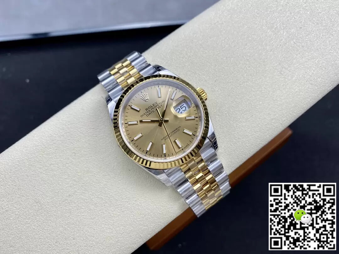 Replica R01ex Datejust M126233-0015 1:1 Best Edition VS Factory Champagne Dial