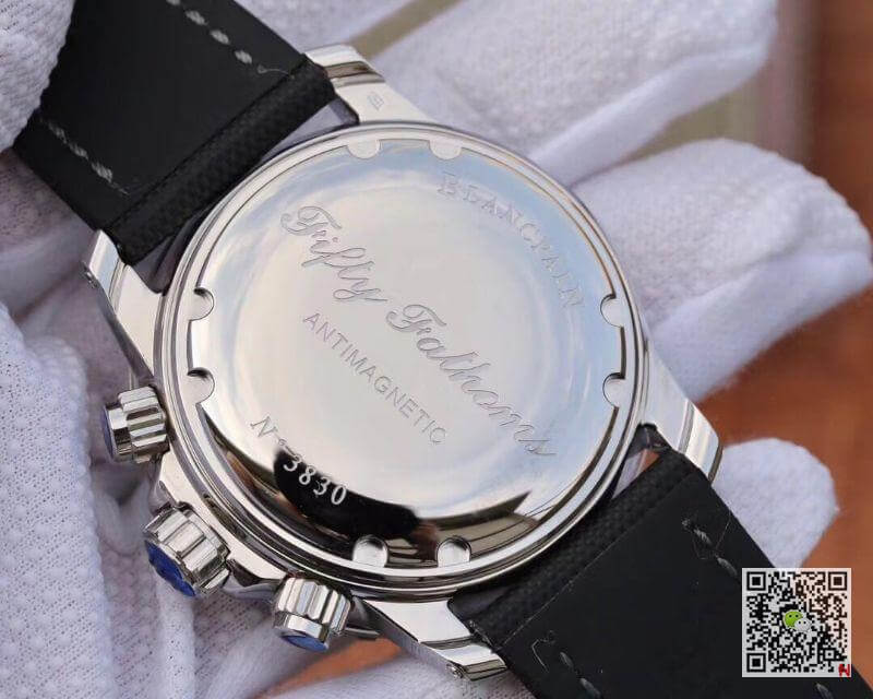 Replica Blancpain Fifty Fathoms 5085F-1130-52 OM Factory 1:1 Best Edition Swiss ETA7750 Metallic Black Dial