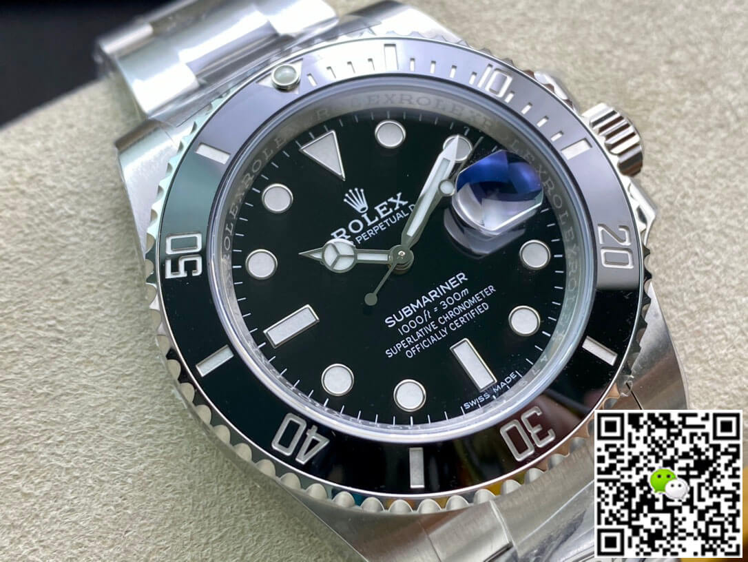 R01ex Submariner Replica 116610LN-97200 1:1 Best Edition Clean Factory V4 Black Bezel
