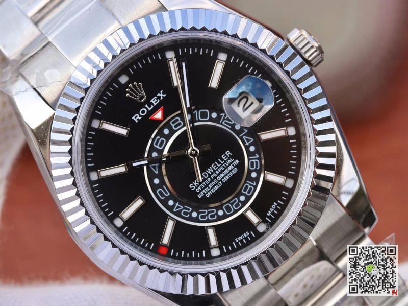 Replica R01ex SKY-DWELLER 326139 Men Watches 1:1 Best Edition Swiss ETA2836 Black Dial