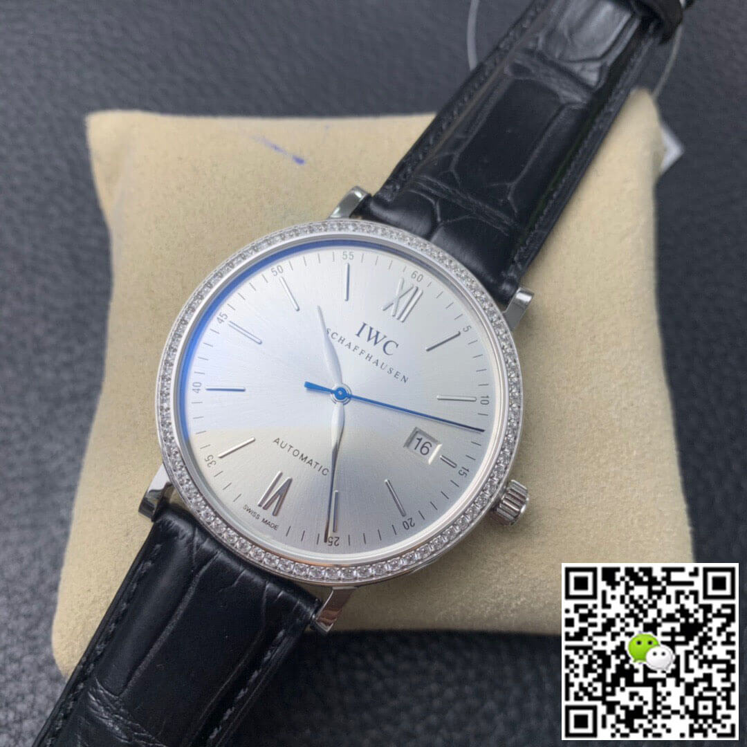 Replica IWC Portofino IW356514 1:1 Best Edition V7 Factory D1am0nd Bezel