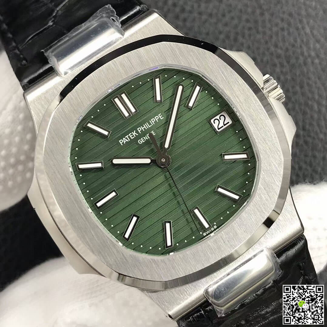 Replica Pat*k Phi1i*pe Nautilus 5711/1A-014 1:1 Best Edition 3K Factory Olive Green Dial