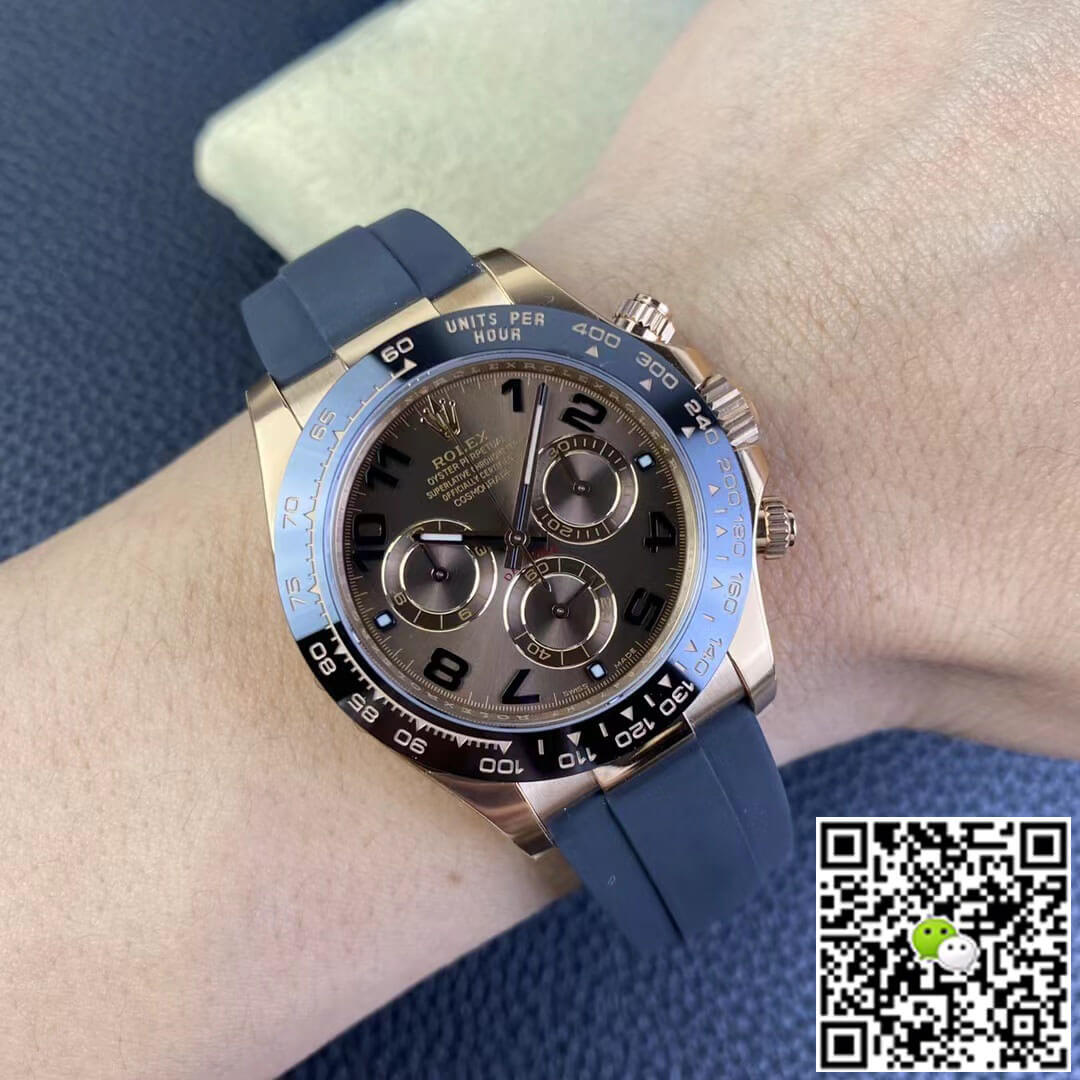 Replica R01ex Cosmograph Daytona M116515LN-0015 1:1 Best Edition Clean Factory V3 Rubber Strap