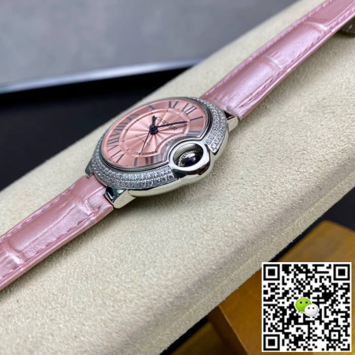Replica Ballon Bleu De Ca*t1er 33MM 1:1 Best Edition V6 Factory D1am0nd Bezel