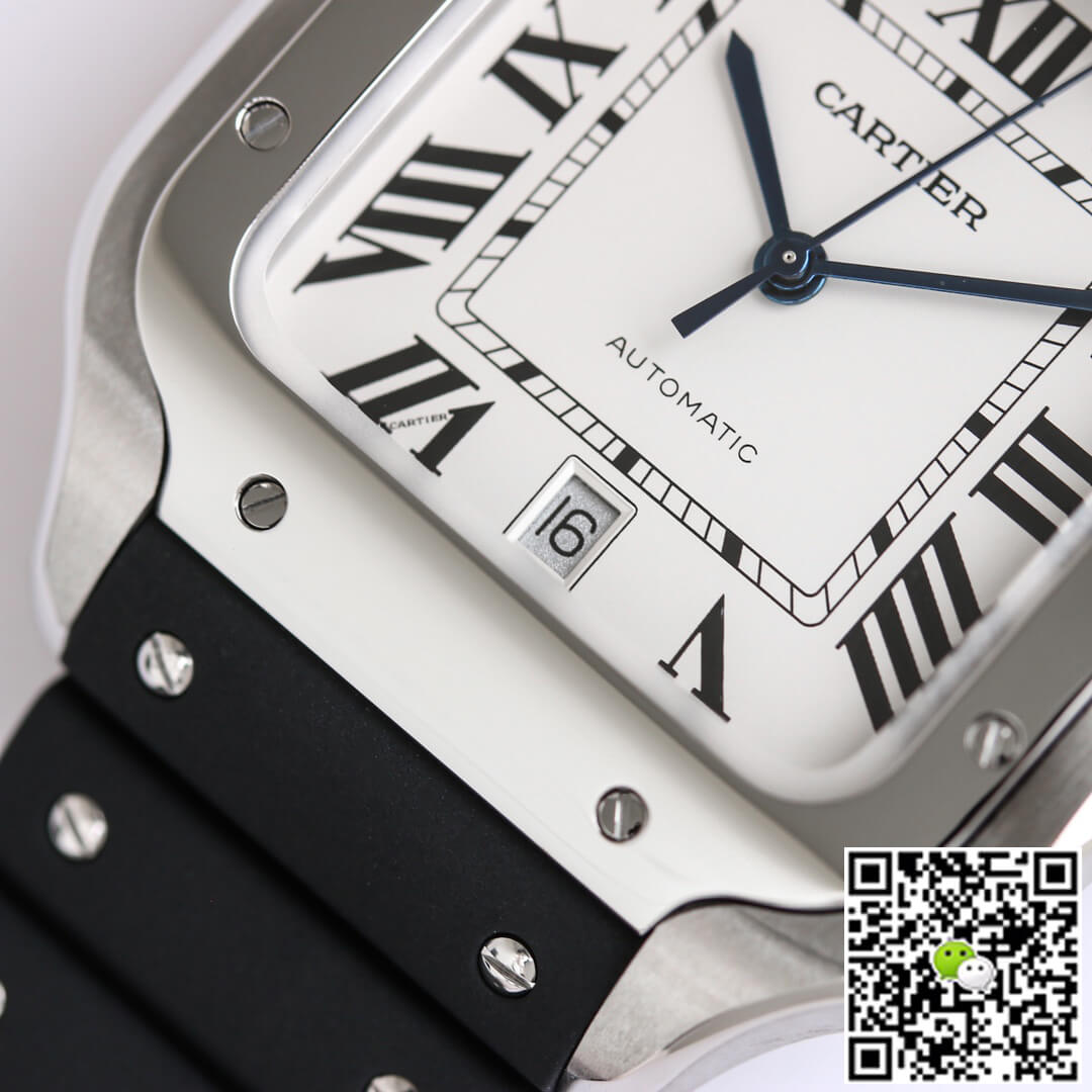 Replica Ca*t1er Santos WSSA0018 1:1 Best Edition GF Factory V2 Rubber Strap