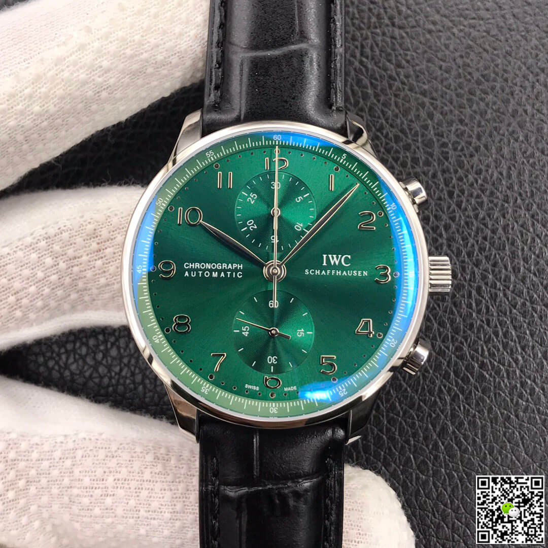 Replica IWC Portugieser IW371615 1:1 Best Edition ZF Factory Green Dial