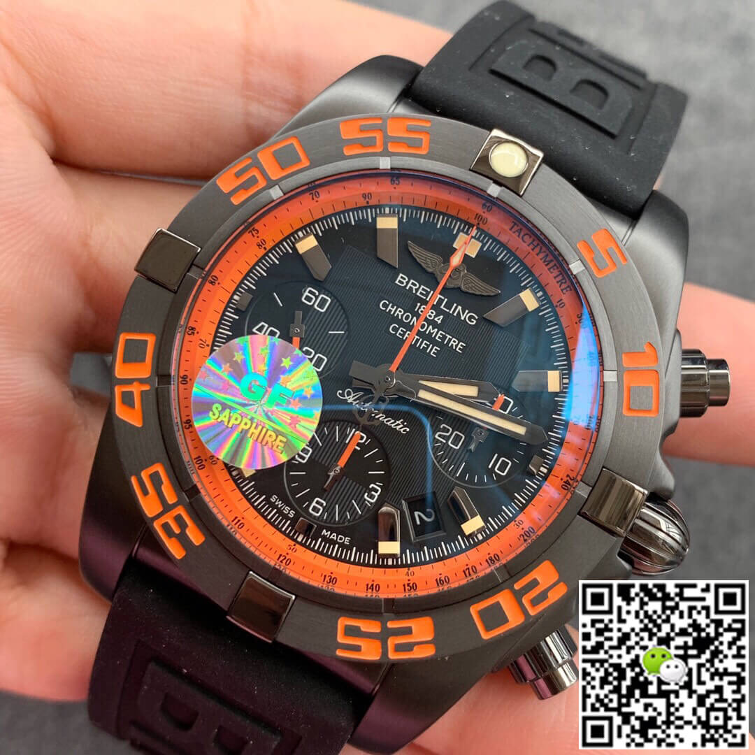 Replica Breitling Chronomat B01 MB0111C2.BD07.153S.M20D.2 1:1 Best Edition GF Factory Black Dial