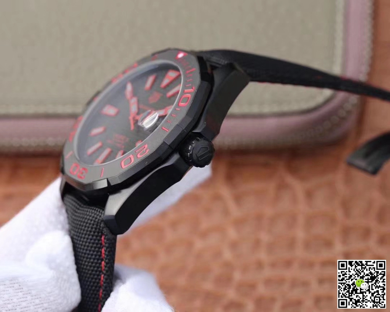 Replica Tag Heuer Aquaracer WAY208C.RHZ4937 1:1 Best Edition V6 Factory Black Dial Swiss ETA2824-2