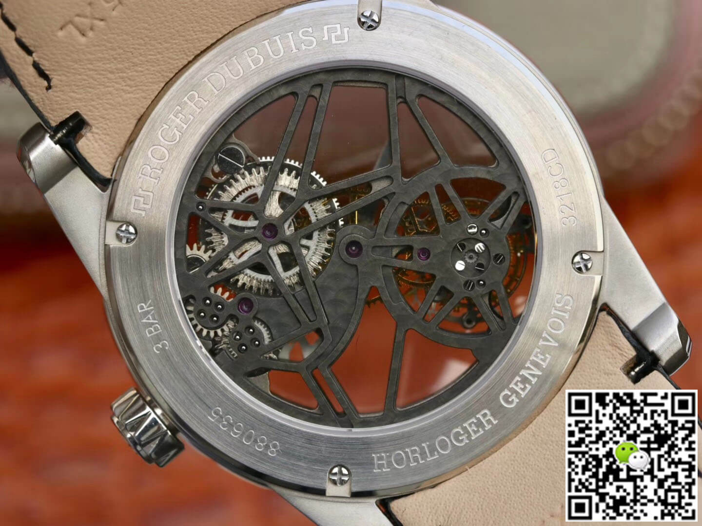 Replica Roger Dubuis Excalibur RDDBEX0393 1:1 Best Edition JB Factory Tourbillon Skeleton Dial