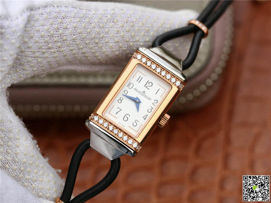 Jaeger Lecoultre Replica Reverso 3264520 1:1 Best Edition MG Factory Rose Gold D1am0nd