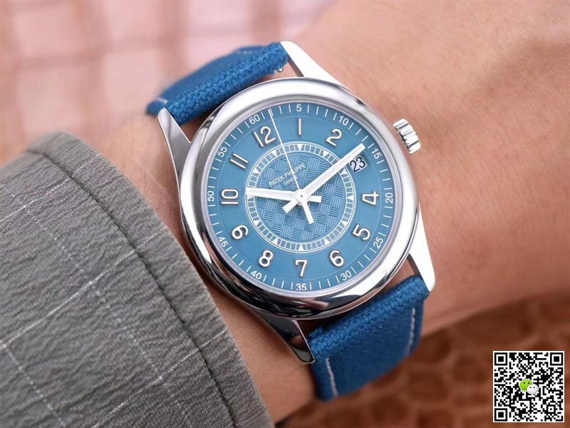Replica Pat*k Phi1i*pe Calatrava 6007A-001 1:1 Best Edition ZF Factory Blue Dial