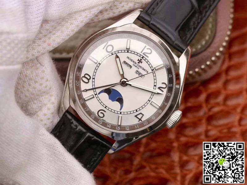 Replica Vacheron C0nstan1n FiftySix Day-Date 4000E/000A-B439 1:1 Best Edition Swiss ETA2460-QCL White Dial