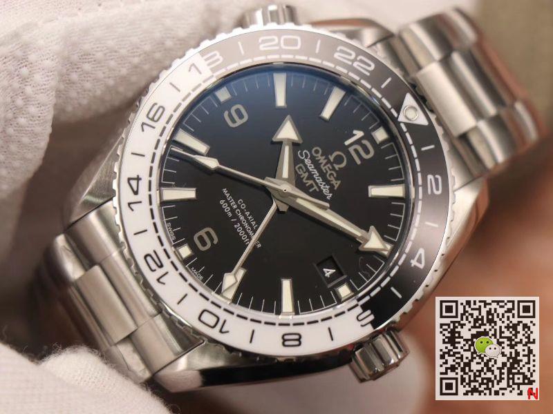 Replica 0me*ga Seamaster GMT 215.30.44.22.01.001 600M 1:1 Best Edition VS Factory Black Dial Swiss NH05