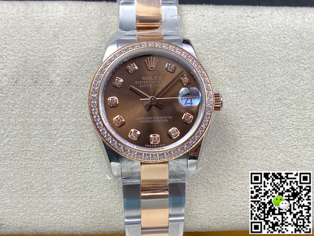 Replica R01ex Datejust M278381RBR-0027 31MM 1:1 Best Edition EW Factory Brown Dial