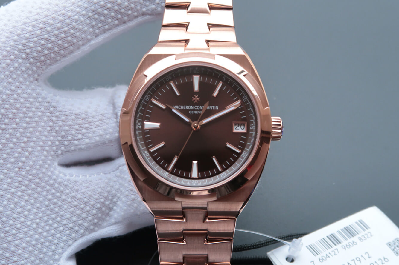 Replica Vacheron C0nstan1n Overseas 4500V 1:1 Best Edition 8F Factory Rose Gold
