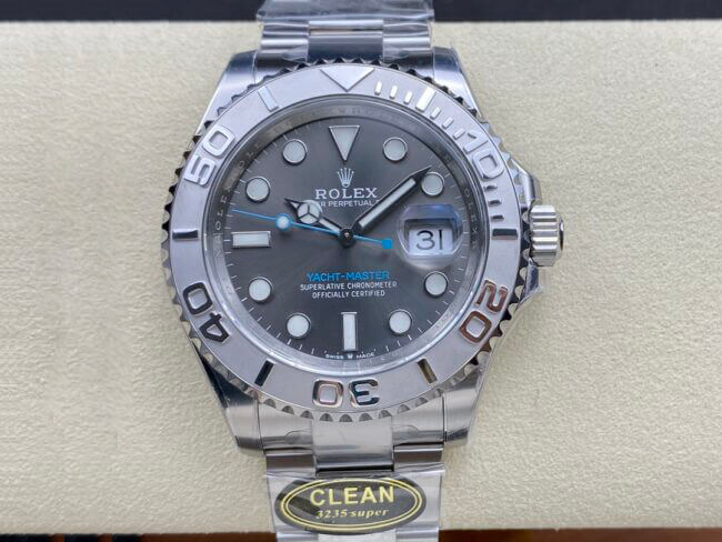 Replica R01ex Yacht Master M126622-0001 1:1 Best Edition Clean Factory Grey Dial