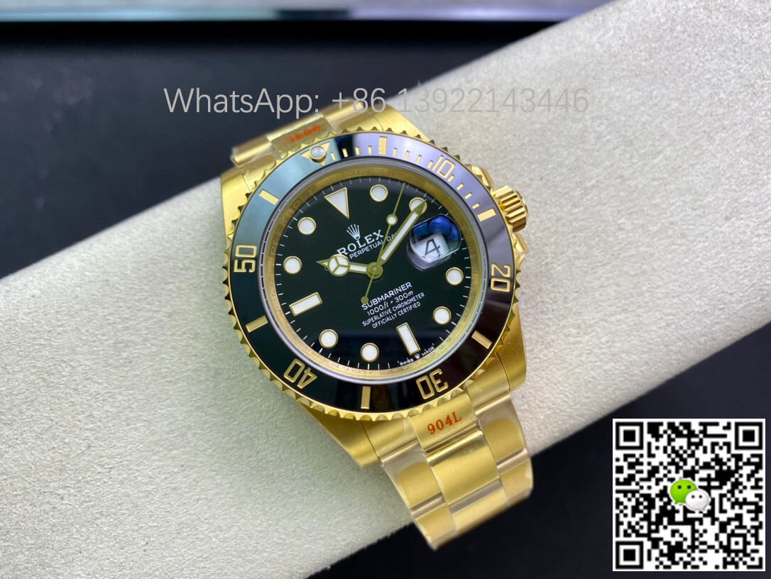 Replica R01ex Submariner M126618LN-0002 41MM 1:1 Best Edition VS Factory Yellow Gold