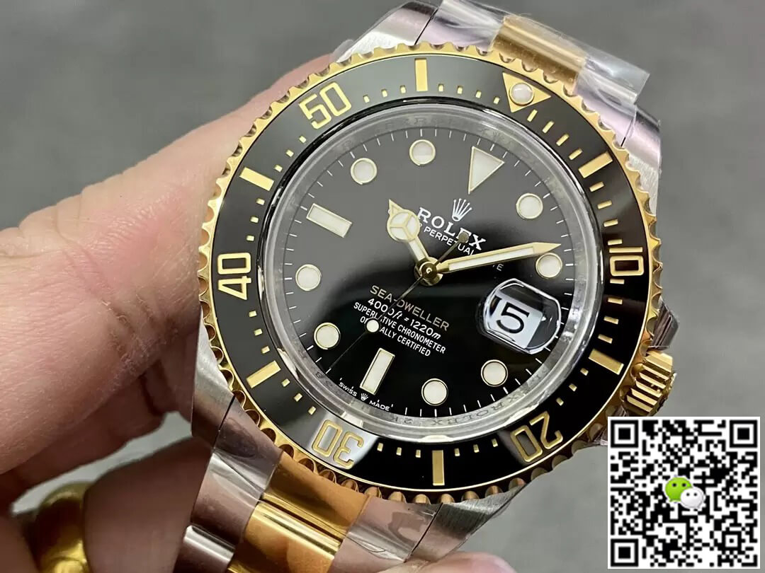 Replica R01ex Sea Dweller M126603-0001 1:1 Best Edition VS Factory Yellow Gold