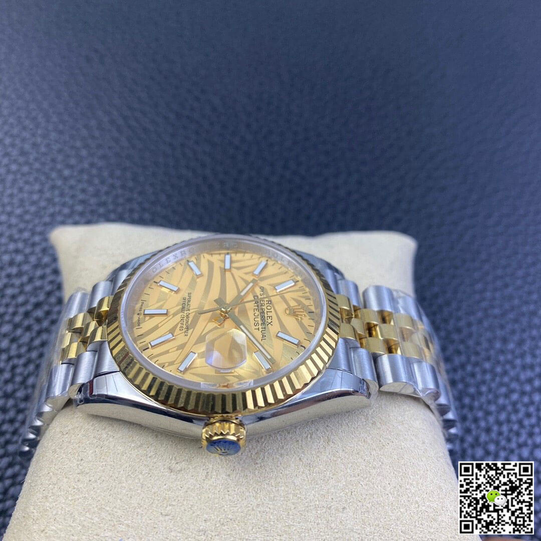 Replica R01ex Datejust M126233-0037 1:1 Best Edition EW Factory Yellow Gold