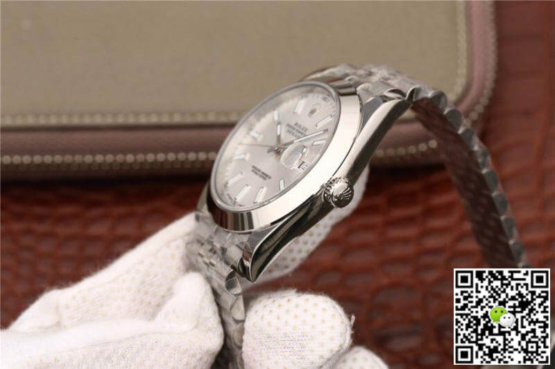 R01ex Dupe Datejust 116200 Mechanical Watches 1:1 Best Edition Swiss ETA2836 Silver Dial