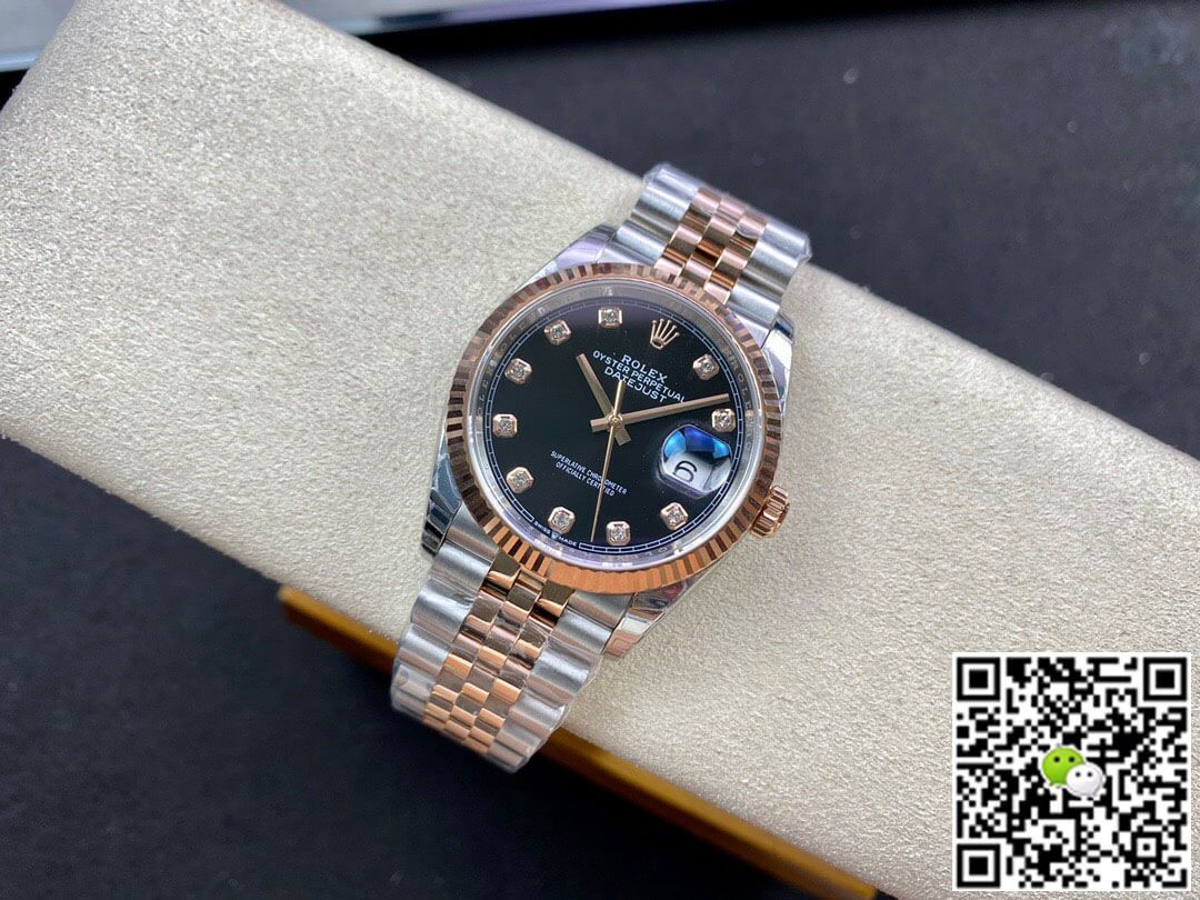 Replica R01ex Datejust M126231-0019 1:1 Best Edition EW Factory Black Dial