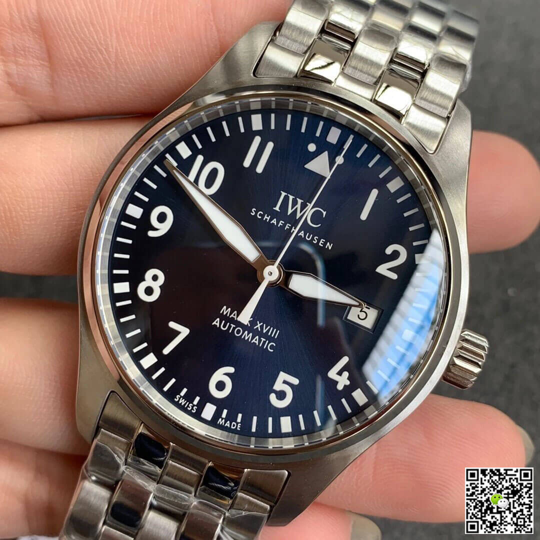 Replica IWC Pilot IW327014 1:1 Best Edition V7 Factory Blue Dial