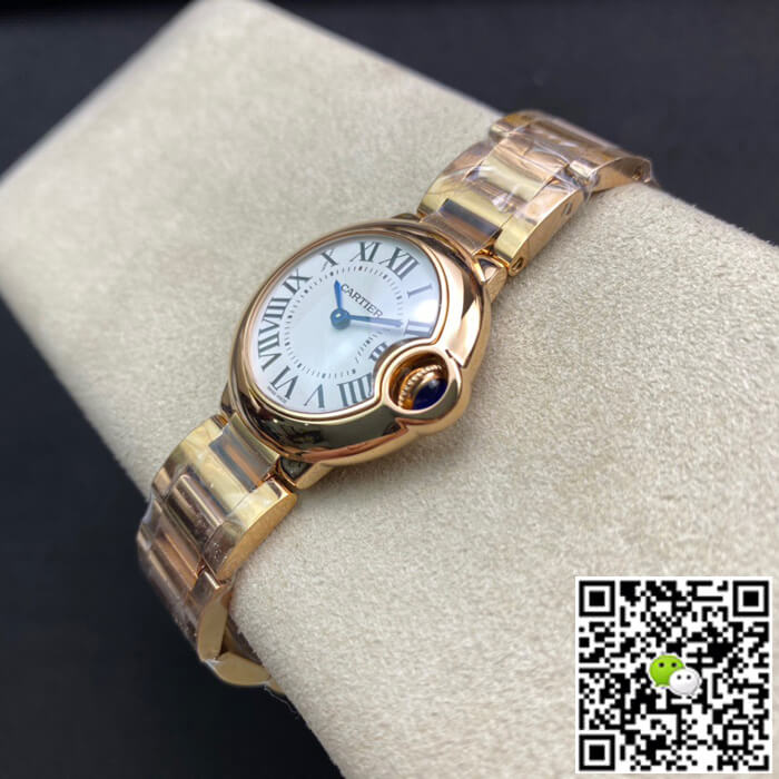 Replica Ballon Bleu De Ca*t1er 28MM WGBB0007 1:1 Best Edition V6 Factory White Dial