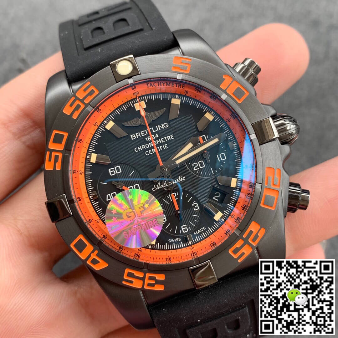 Replica Breitling Chronomat B01 MB0111C2.BD07.153S.M20D.2 1:1 Best Edition GF Factory Black Dial