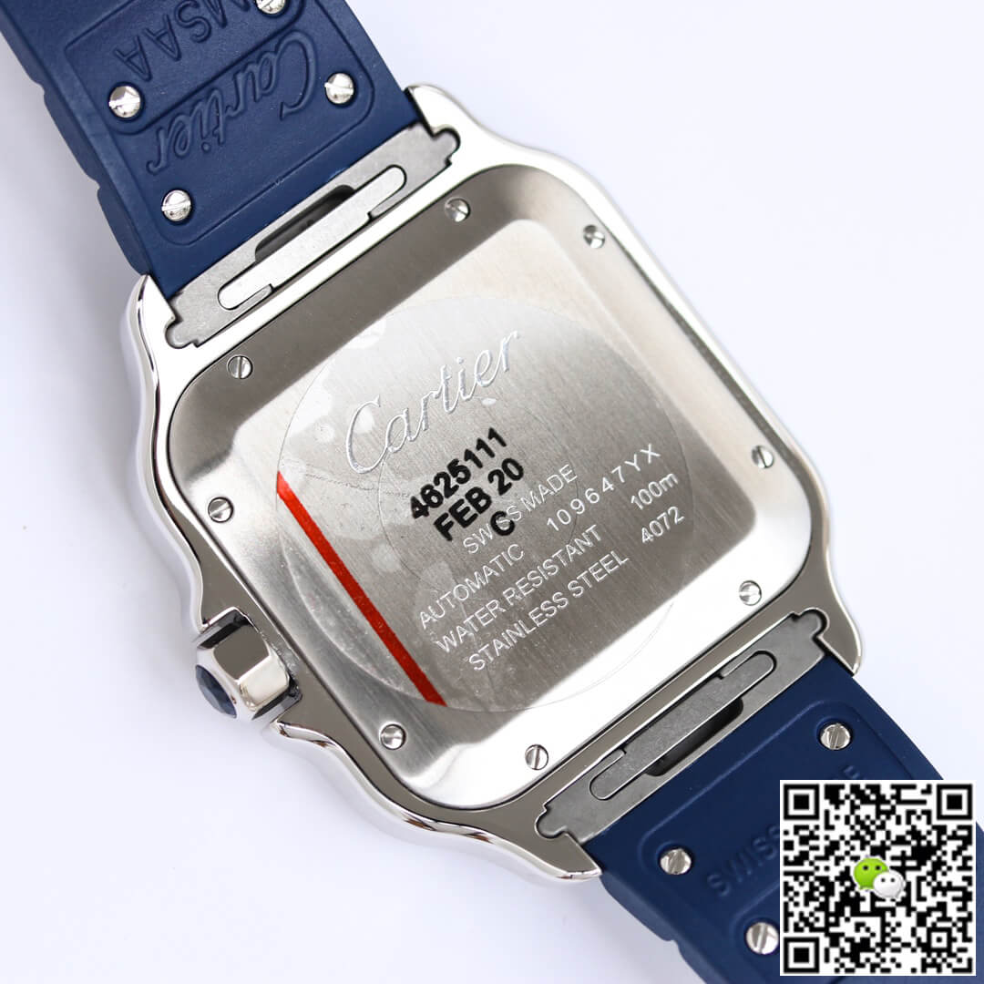 Replica Ca*t1er Santos 1:1 Best Edition GF Factory Rubber Strap