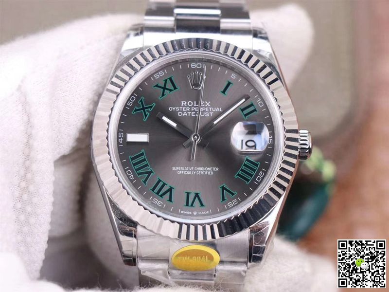 Replica R01ex Datejust M126334-0021 1:1 Best Edition TW Factory Gray Dial Swiss ETA3235