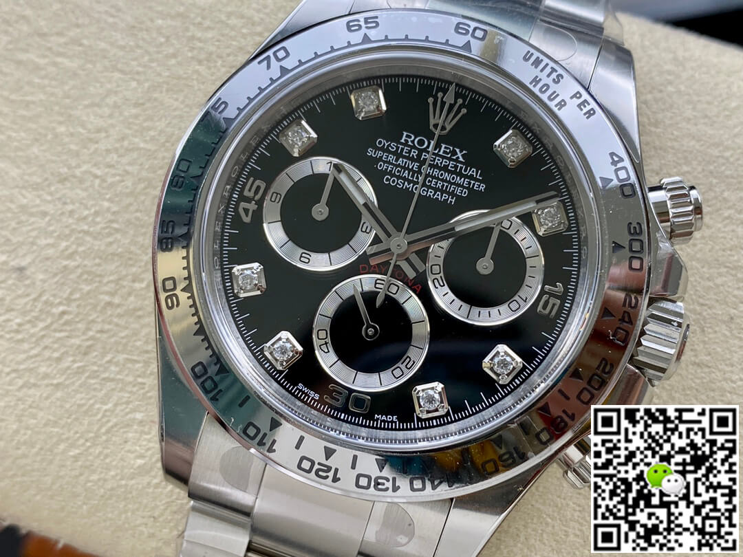 Replica R01ex Cosmograph Daytona M116509-0055 1:1 Best Edition Clean Factory D1am0nd Dial