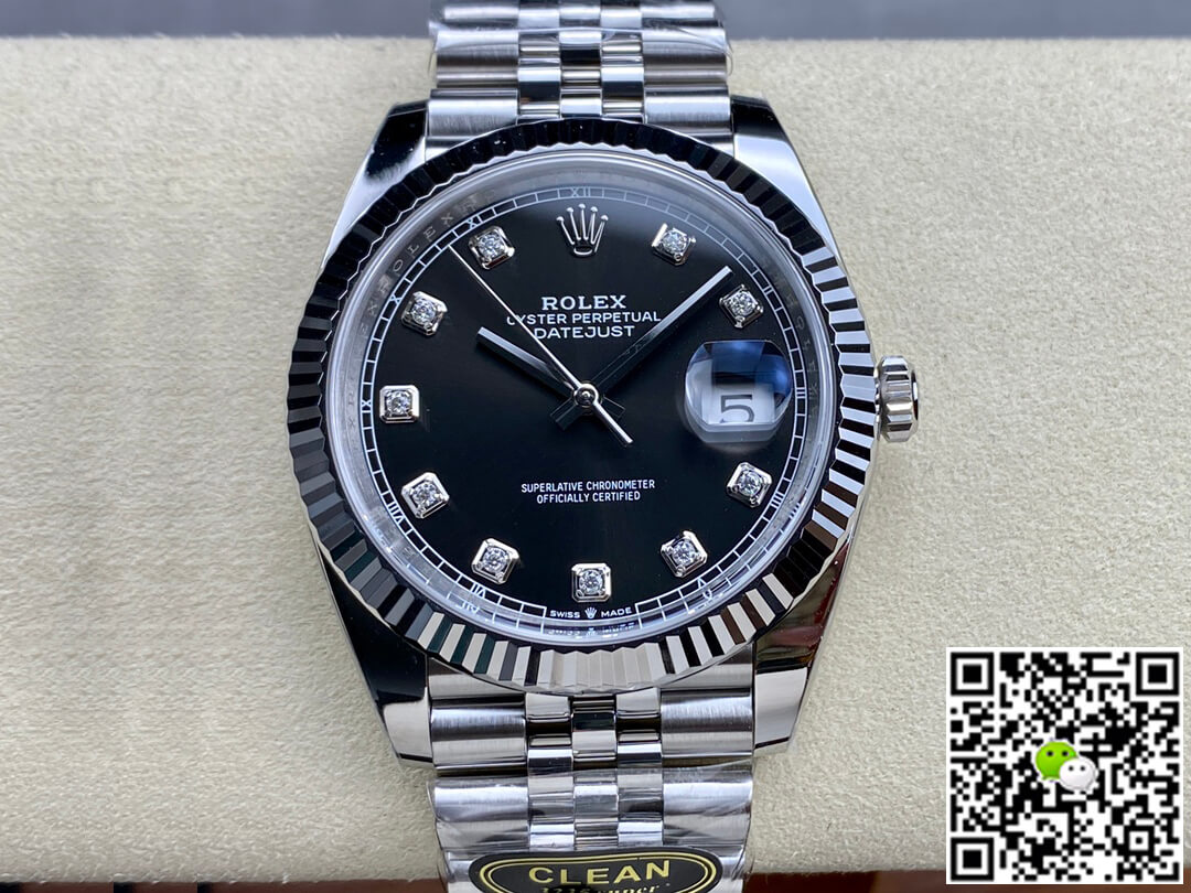 Replica R01ex Datejust M126334-0012 1:1 Best Edition Clean Factory Black Dial
