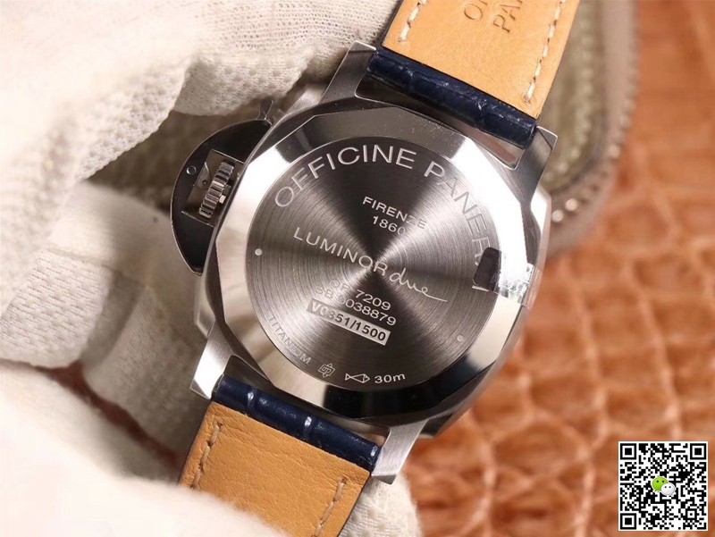 Pa*e*a1 Replica Luminor Due PAM00927 1:1 Best Edition VS Factory Blue Dial Swiss P9000