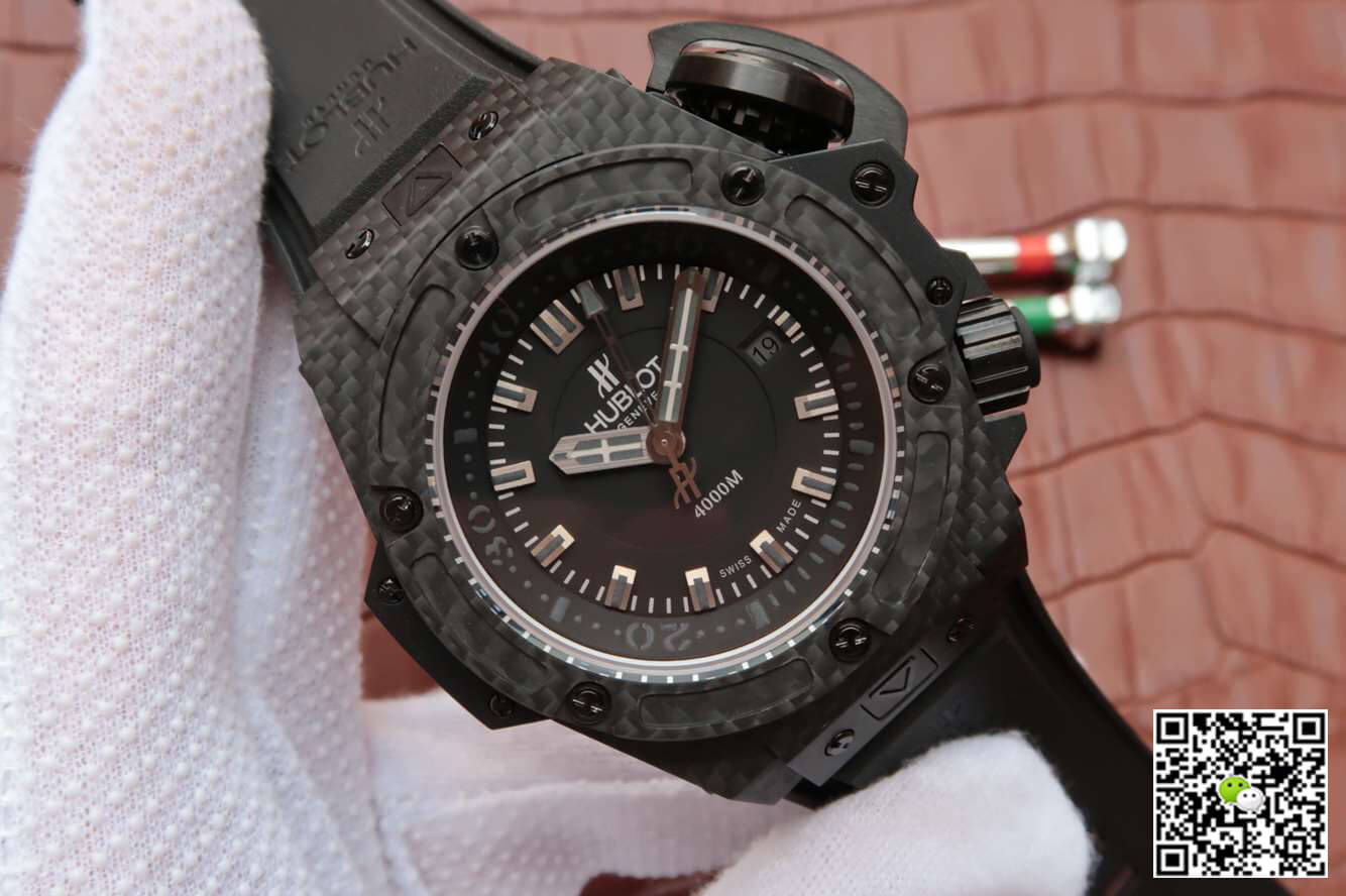 Hublot Replica King Power Oceanographic 4000M 731.QX.1140.RX 1:1 Best Edition V6 Factory Forged Carbon Fiber