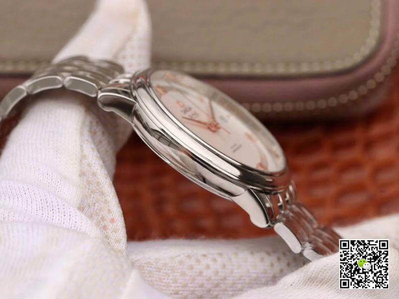 Replica 0me*ga De Ville Prestige 424.10.40.20.02.002 MKS Factory 1:1 Best Edition Swiss ETA9015 Silver Dial