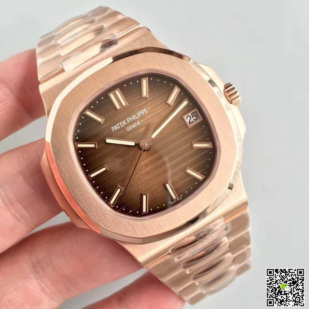 Pat*k Phi1i*pe Replica Nautilus 5711/1R-001 PF Factory 1:1 Best Edition Swiss ETA324 Brown Textured Dial