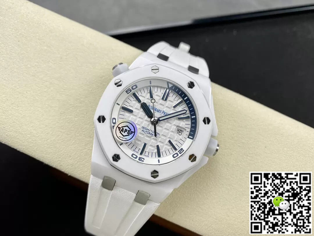 Replica Audemars P1g*et Royal Oak Offshore 15707CB.OO.A010CA.01 1:1 Best Edition APS Factory White Dial