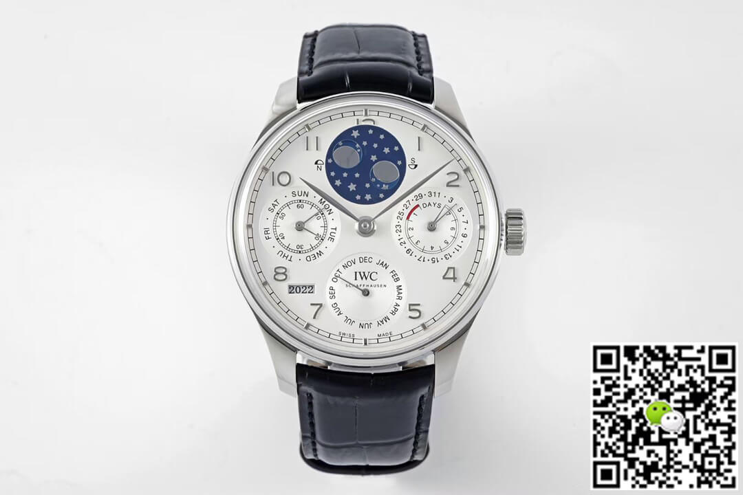 Replica IWC Portuguese Perpetual Calendar IW503406 1:1 Best Edition APS Factory White Dial