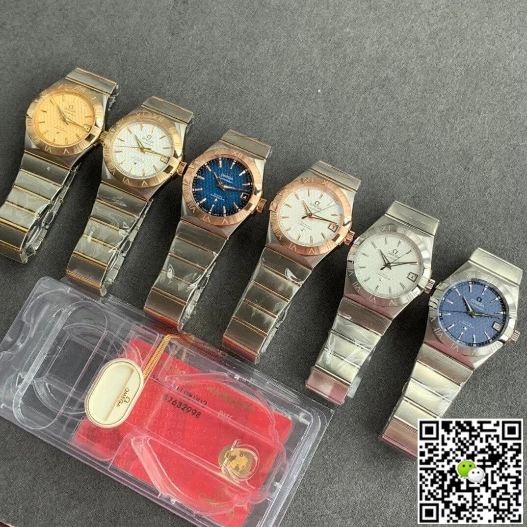 Replica 0me*ga Constellation 123.20.38.21.03.001 1:1 Best Edition VS Factory Blue Dial
