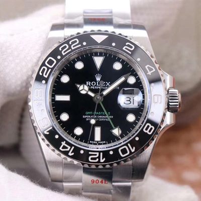 Replica R01ex GMT Master II 116710LN-78200 1:1 Best Edition Noob Factory V11 Black Dial Swiss ETA3186