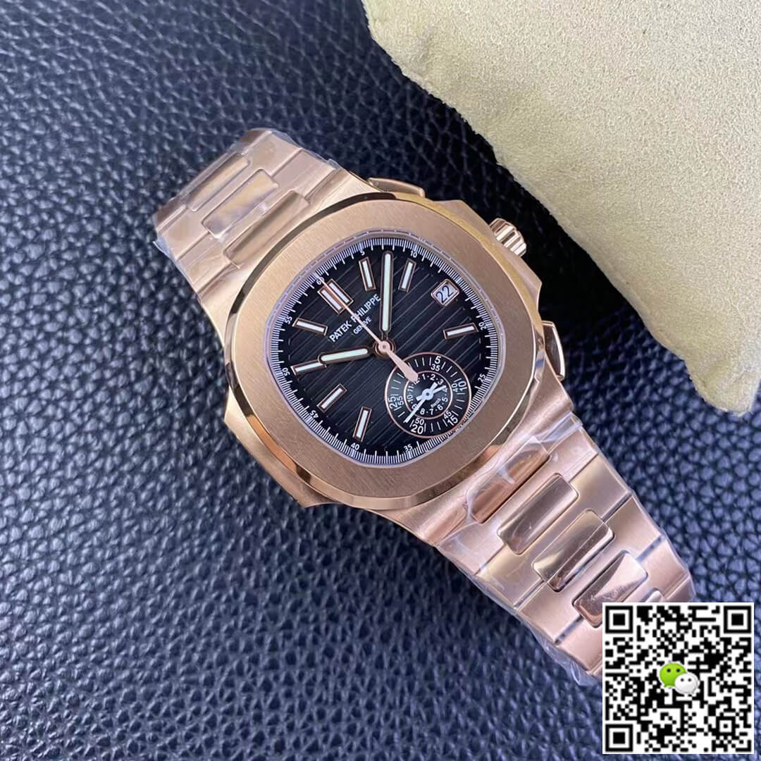 Replica Pat*k Phi1i*pe Nautilus 5980/1R-001 1:1 Best Edition 3K Factory V2 Black Dial