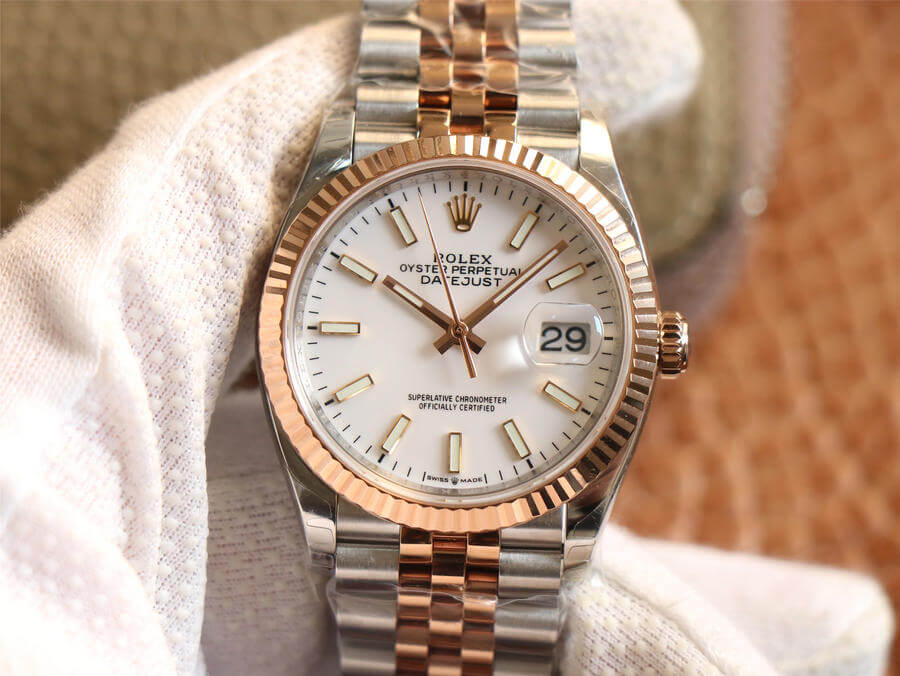 Replica R01ex Datejust M126231-0017 1:1 Best Edition EW Factory White Dial