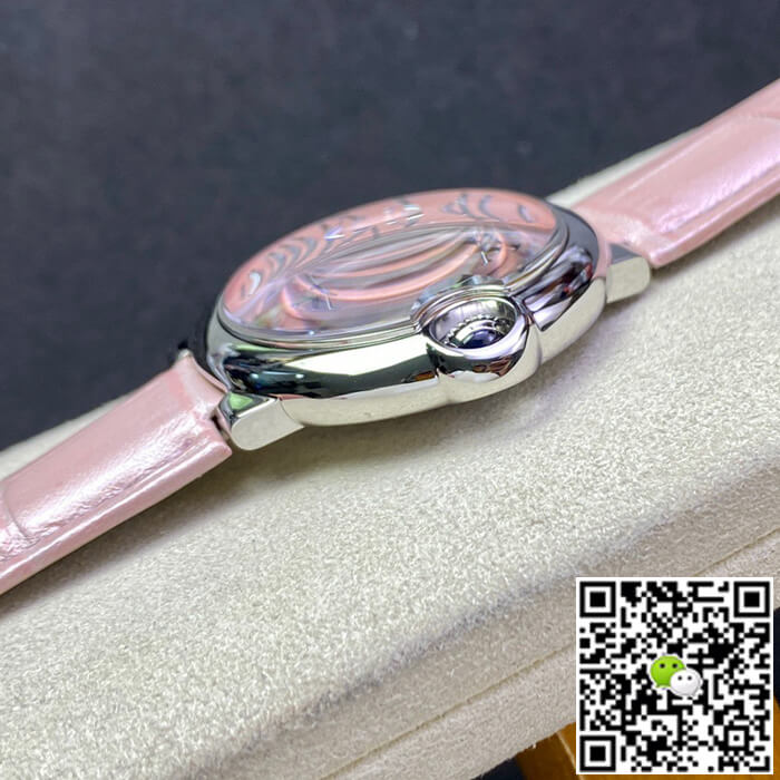 Replica Ballon Bleu De Ca*t1er 36MM WSBB0007 1:1 Best Edition 3K Factory Leather Strap